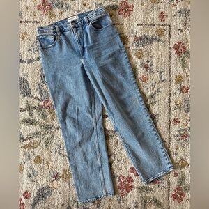 30 10 Short Abercrombie & Fitch 90s straight ultra high rise blue Jeans